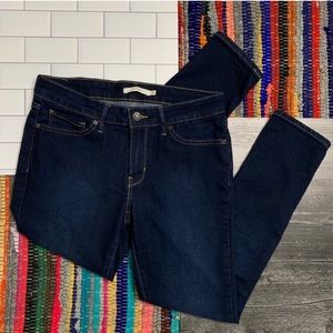 Levi’s 711 Dark Indigo Skinny Jeans